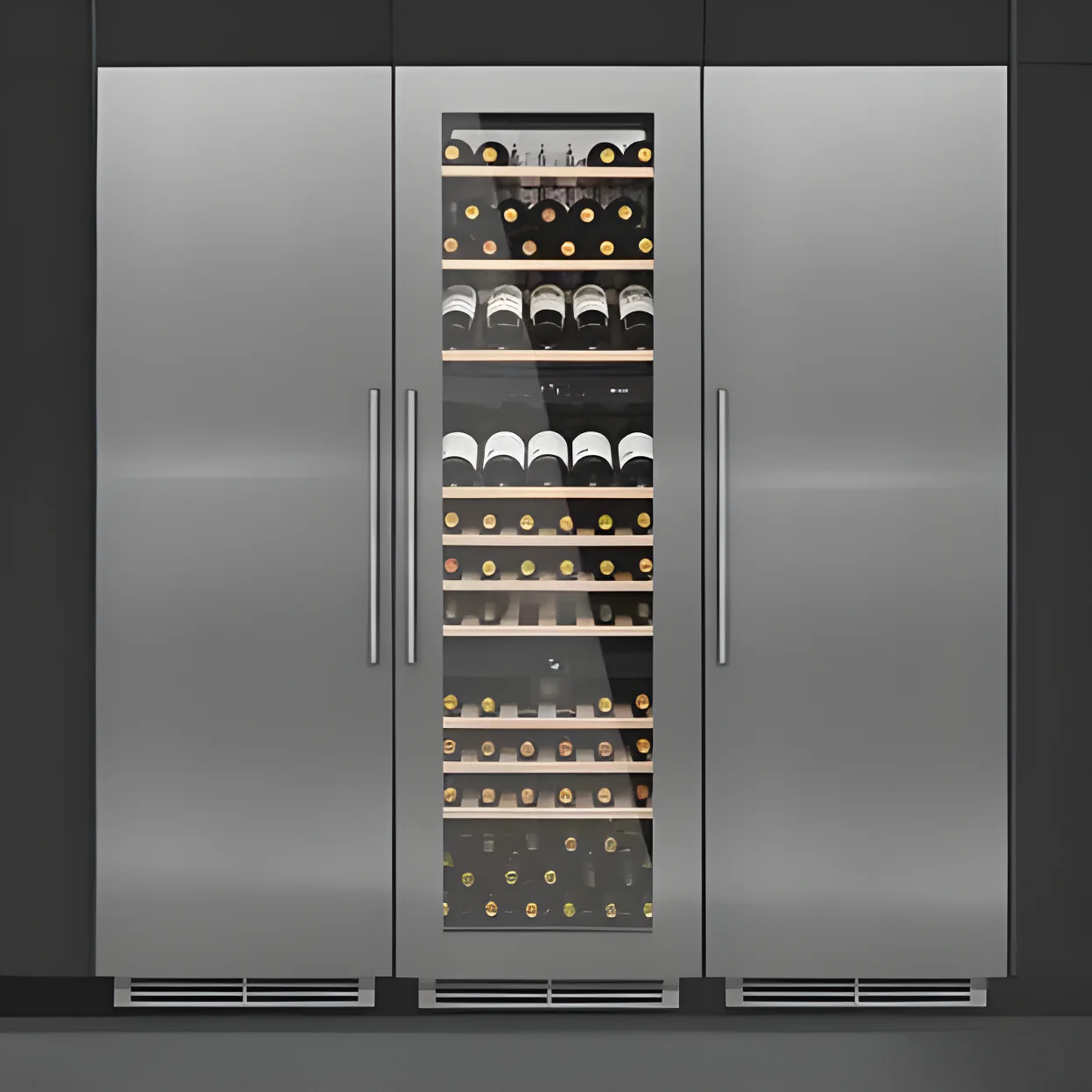 Caple WC1792 - Stainless steel 89 Bottle Capacity Wine Cooler - G energy