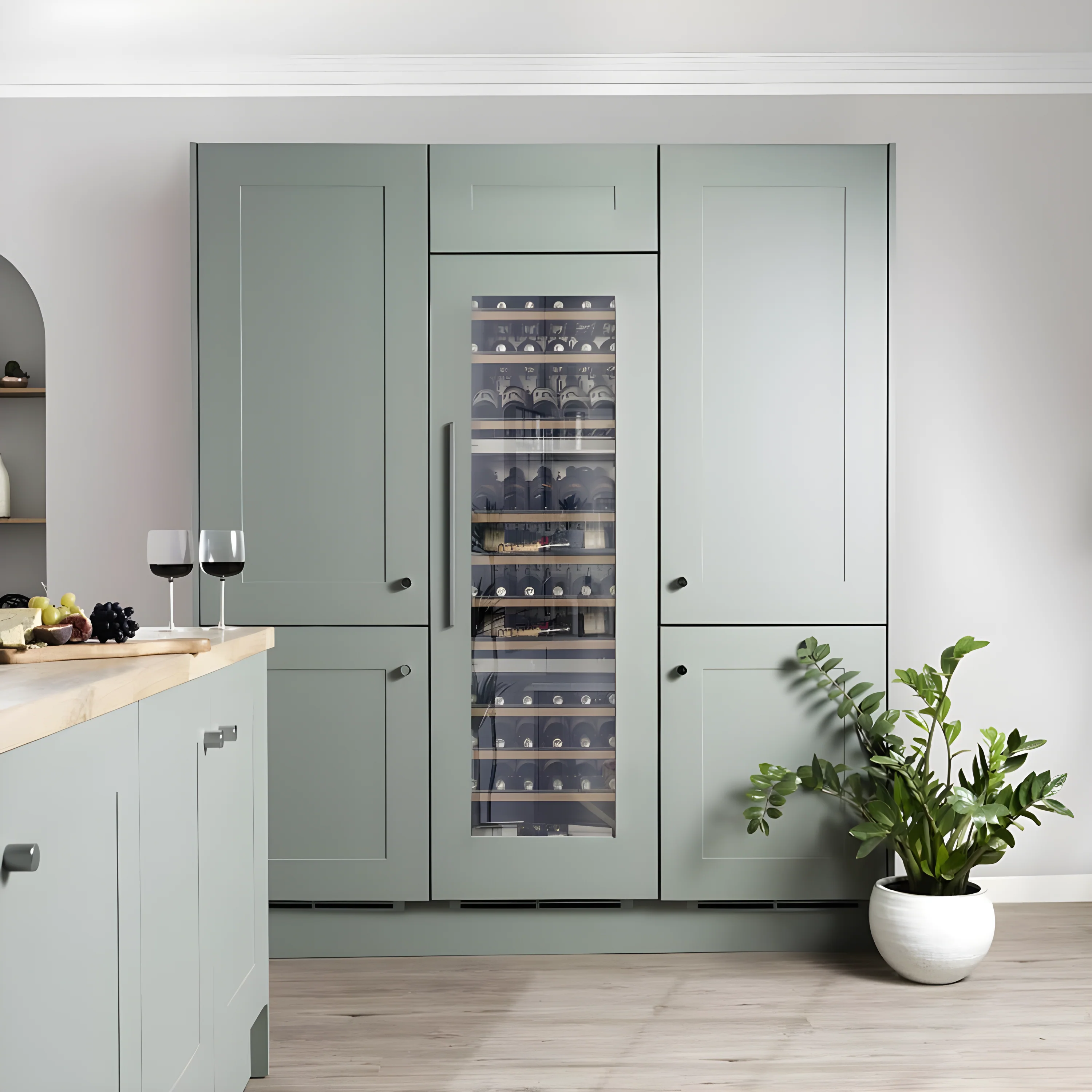 Caple WC1801 - Triple Zone Wine Cooler - 70 Bottle Capacity - G Energy