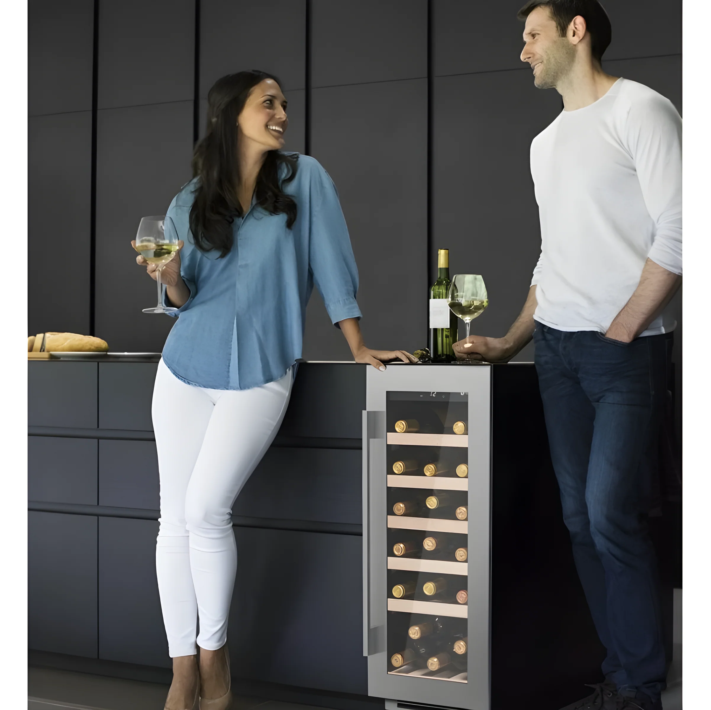 Caple WI3125 - Stainless steel 19 Bottle Capacity Wine Cooler - F energy - Image 4