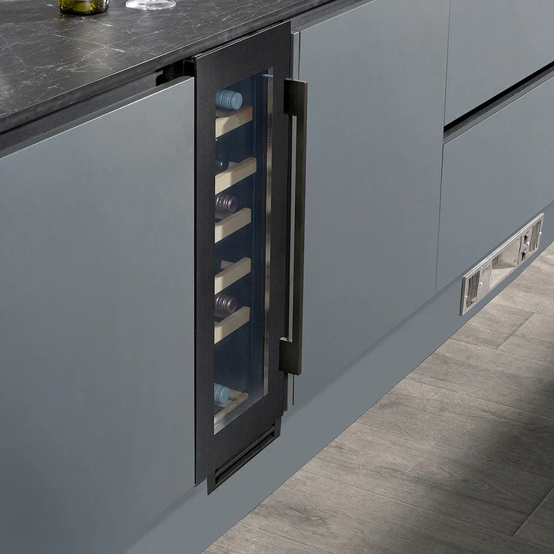 Caple Wi3125BS - Black Steel Wine Cooler - 19 Bottle Capacity - F Energy Rating - Image 2