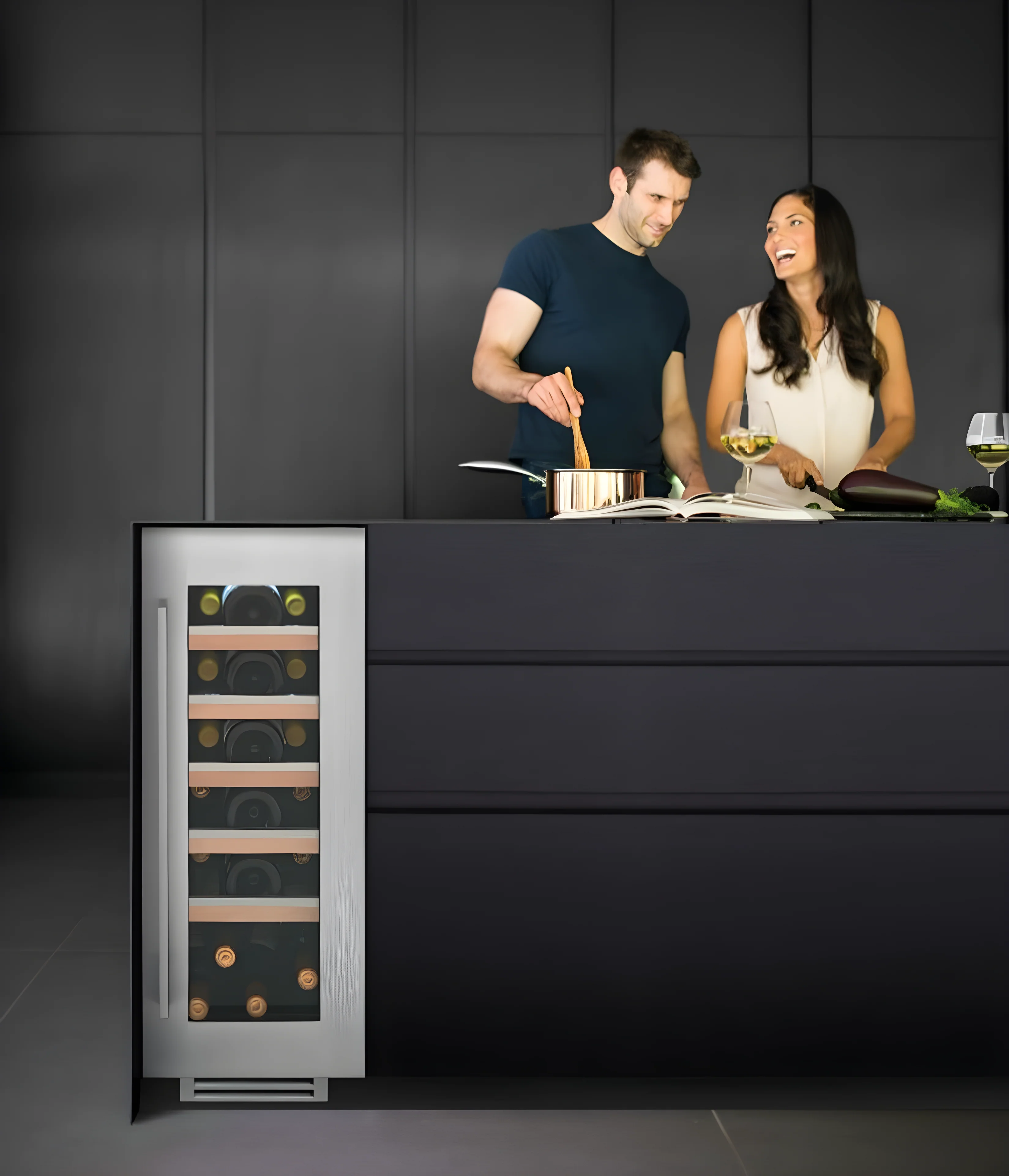Caple Wi3150 - Black Integrated Wine Cooler - 20 Bottles - F Energy - Image 3