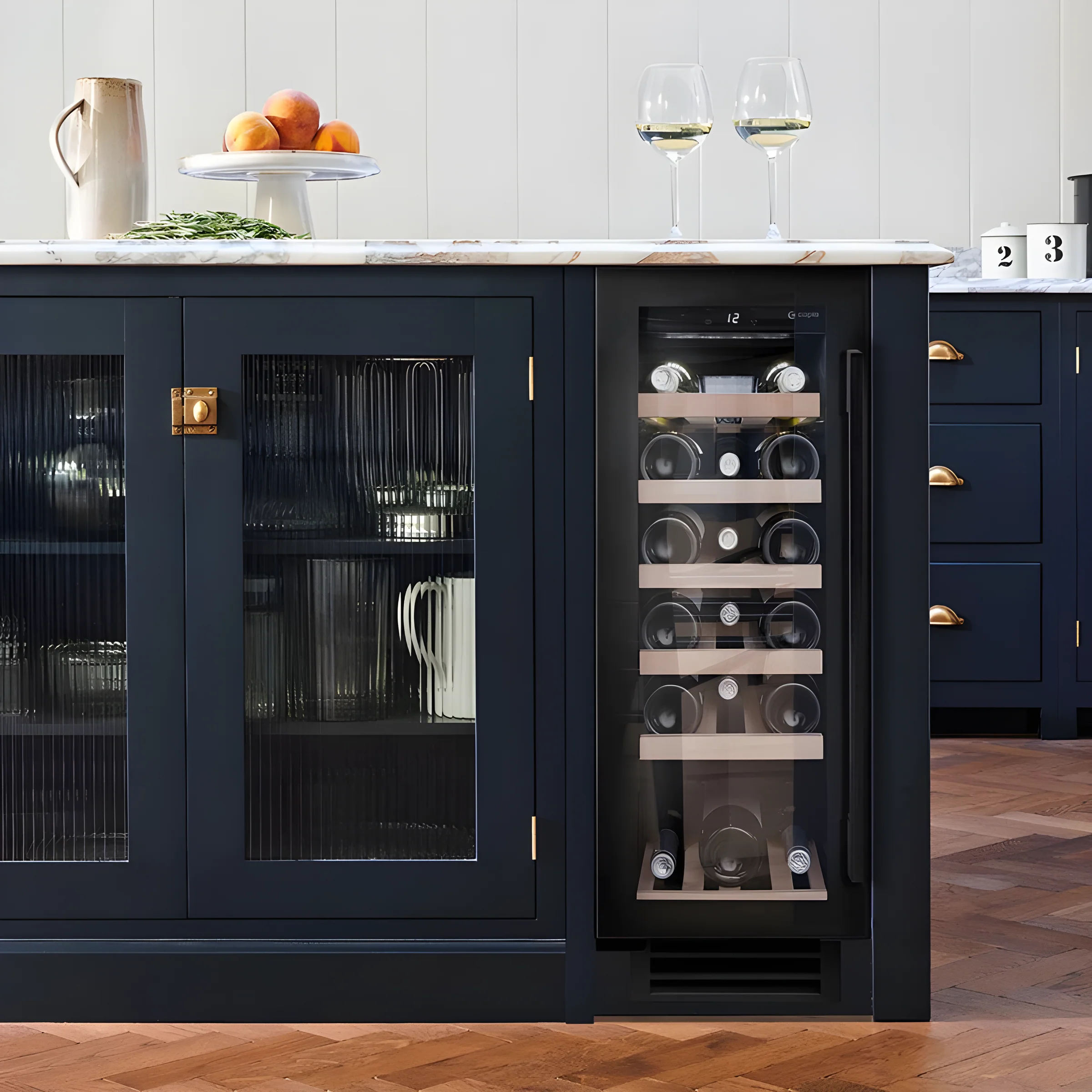 Caple WI3155BG - Black Built-In Wine Cooler - 20 Bottles - F Rated - Image 2
