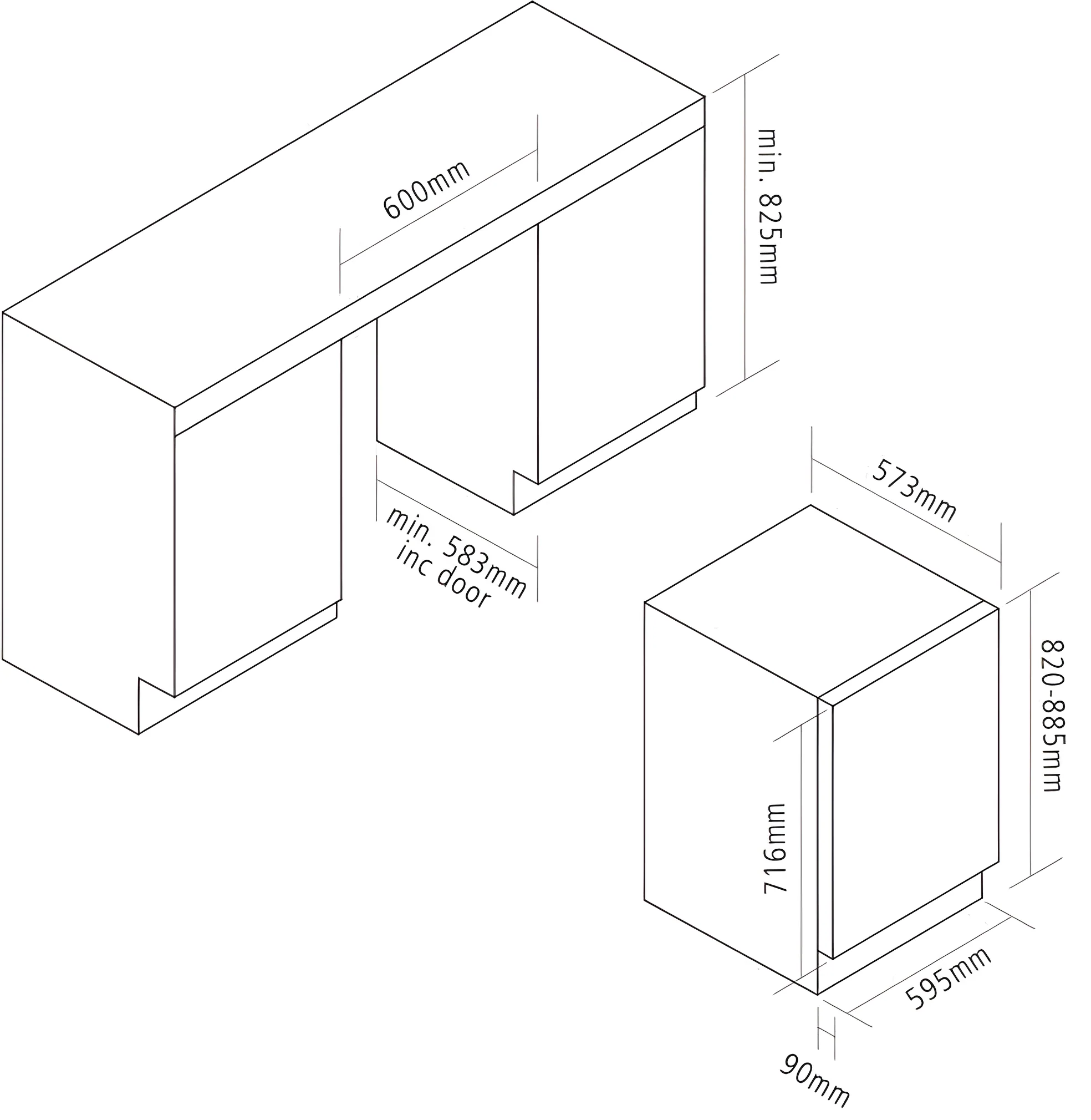 Caple WI6142 - Stainless Steel/Glass Wine Cooler - 52 Bottle Capacity - G Energy Rated - Image 3