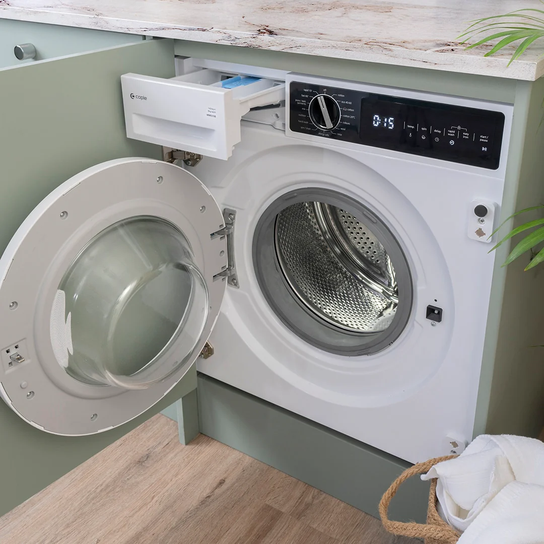 Caple WMI3100 - White 8KG Integrated Washing Machine - 1400 RPM - A Energy - Image 5