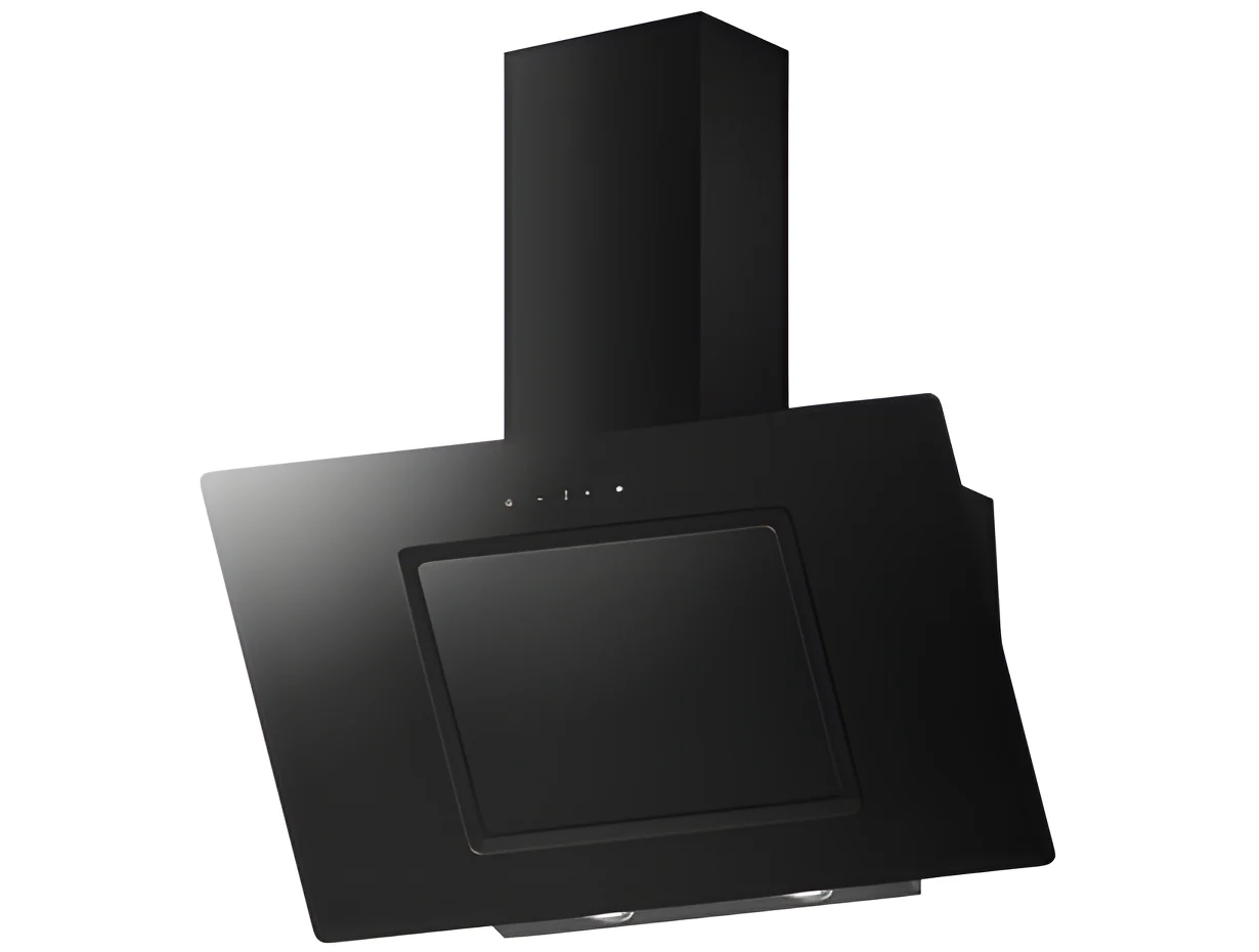 Cata ANG90BK - Black Glass Chimney Extractor - 90cm - B Energy