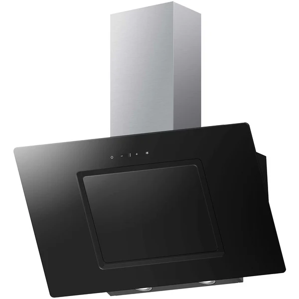 Cata ANG90BKS - Black 90cm Glass Cooker Hood - 326m³/hr - B Energy