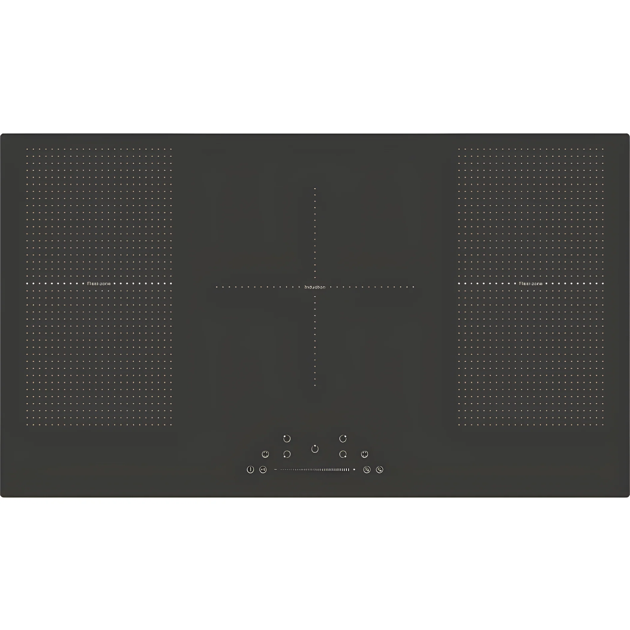 Cata ICONFLEX90F - Black 90cm Induction Hob - 5 Cooking Zones - Flex Zones