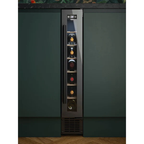 Cata UBBKWC15F - Black 7 Bottle Wine Cooler - Built-Under - F Energy - Image 2