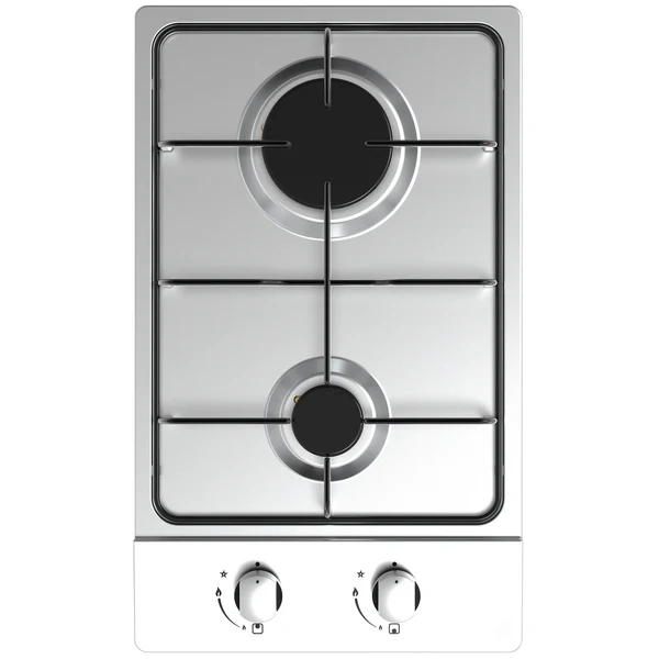 Cata UBGH30SS - Stainless Steel 30cm 2 Burner Gas Hob - 4kW