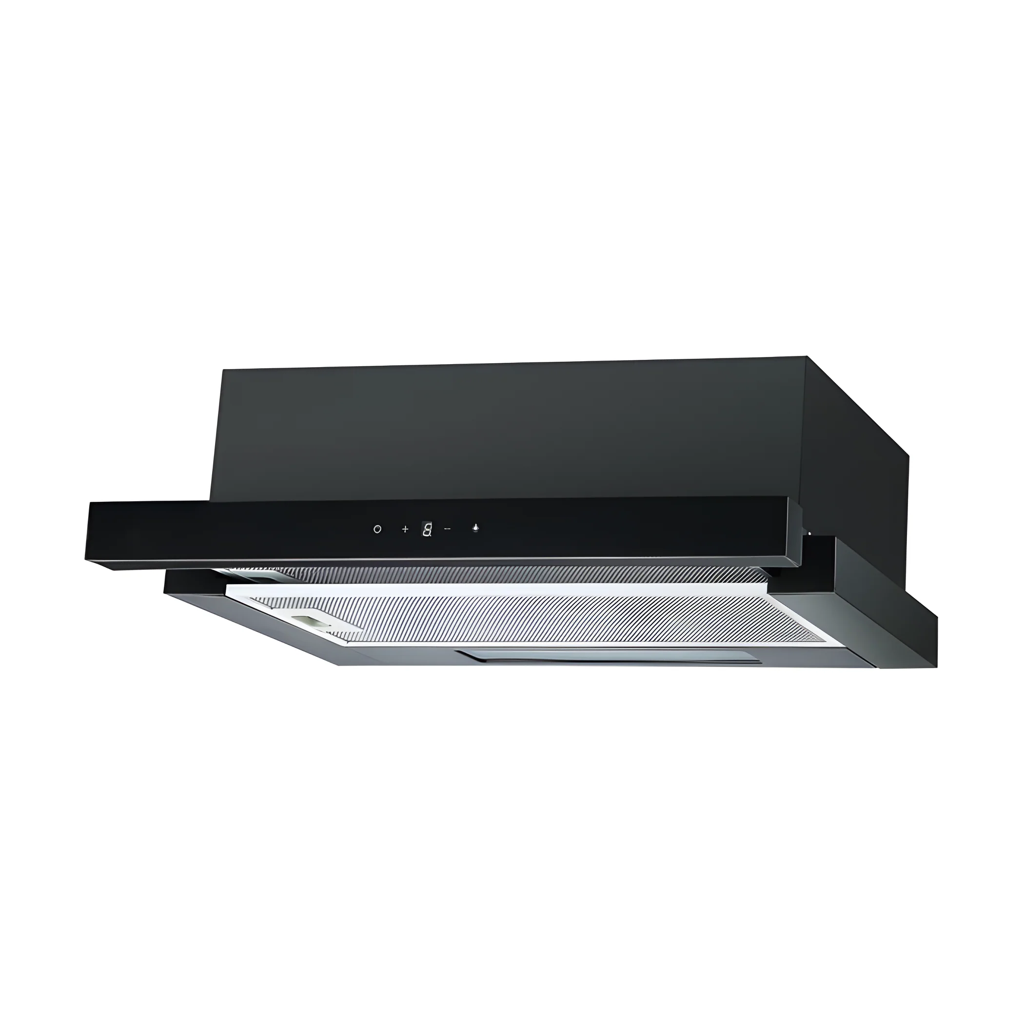 Cata UBSTH60BK.1 - Black 60cm Telescopic Extractor - 301m³/hr - C Energy