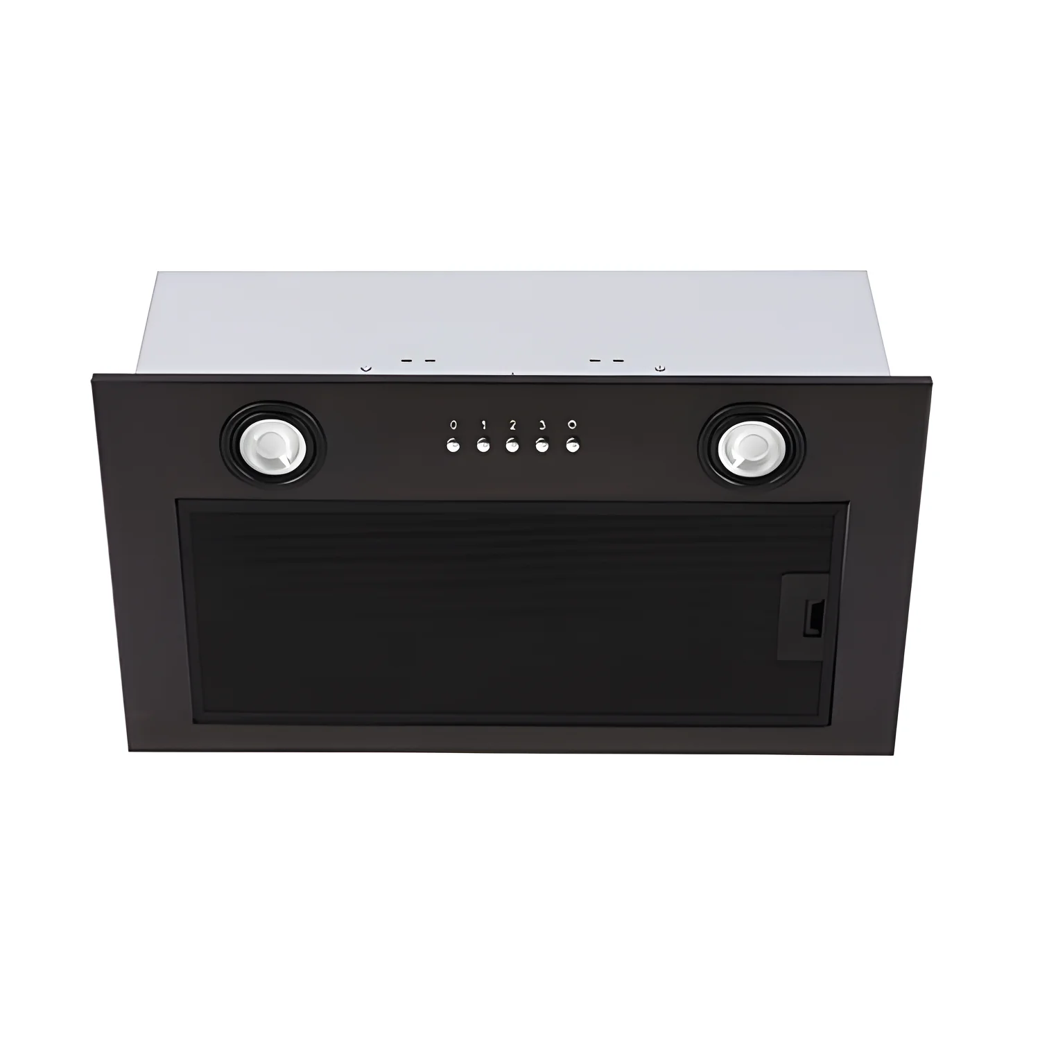 CDA CCA52BL - Black/White/Silver Canopy Extractor - 220m³/hr - C energy