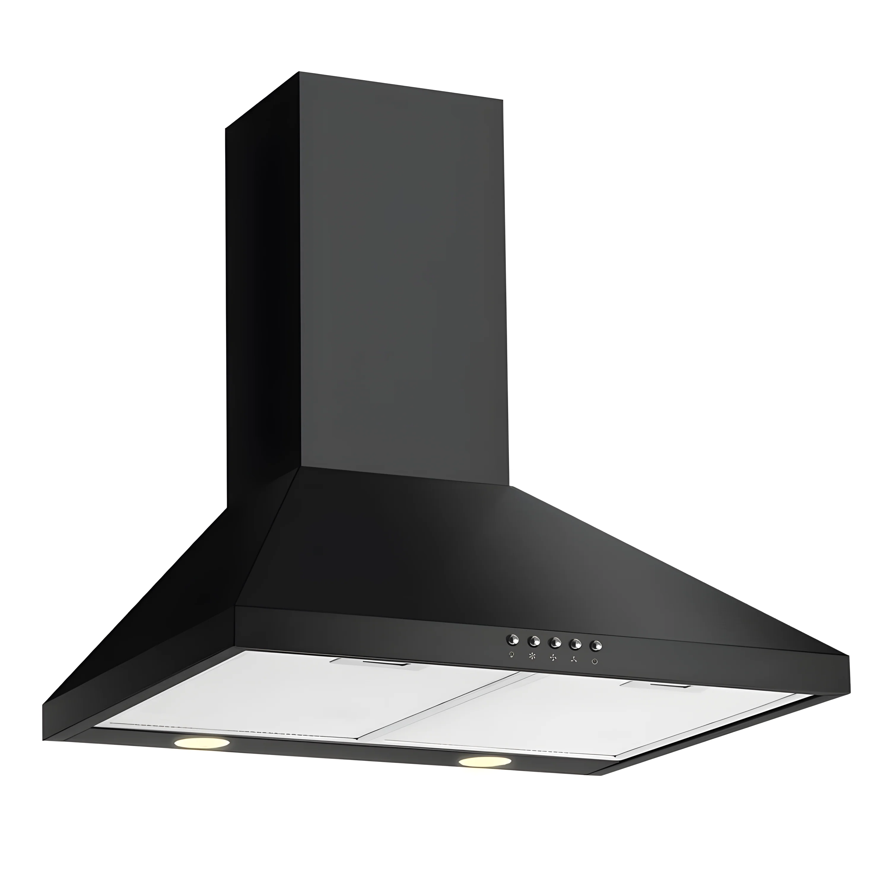 CDA ECH63BL - Black Chimney Extractor - 3 Speeds - C Energy Rating