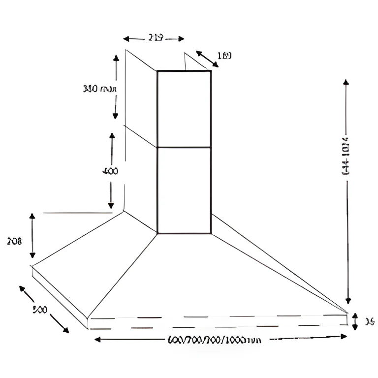 CDA ECH93SS - Stainless Steel Chimney Extractor - 90cm - C Energy Rated - Image 4