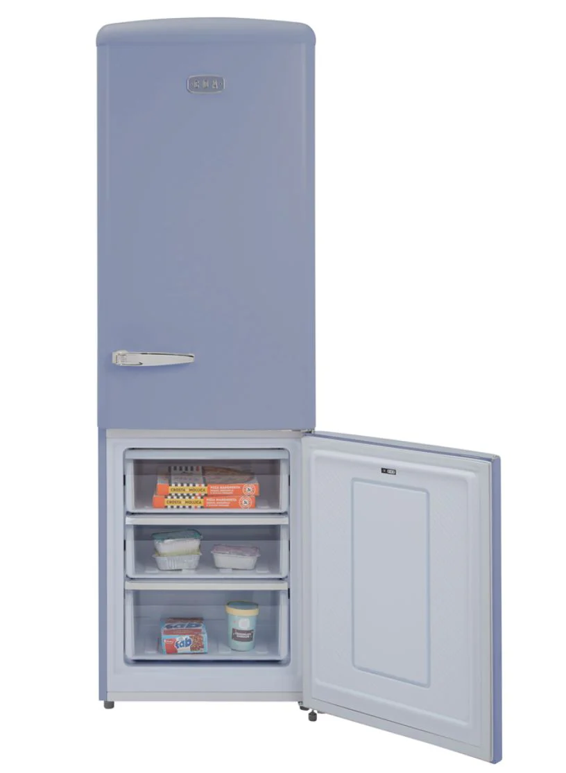 CDA FLORENCE SEA HOLLY - Blue Freestanding 60/40 Frost Free Fridge Freezer - Image 3
