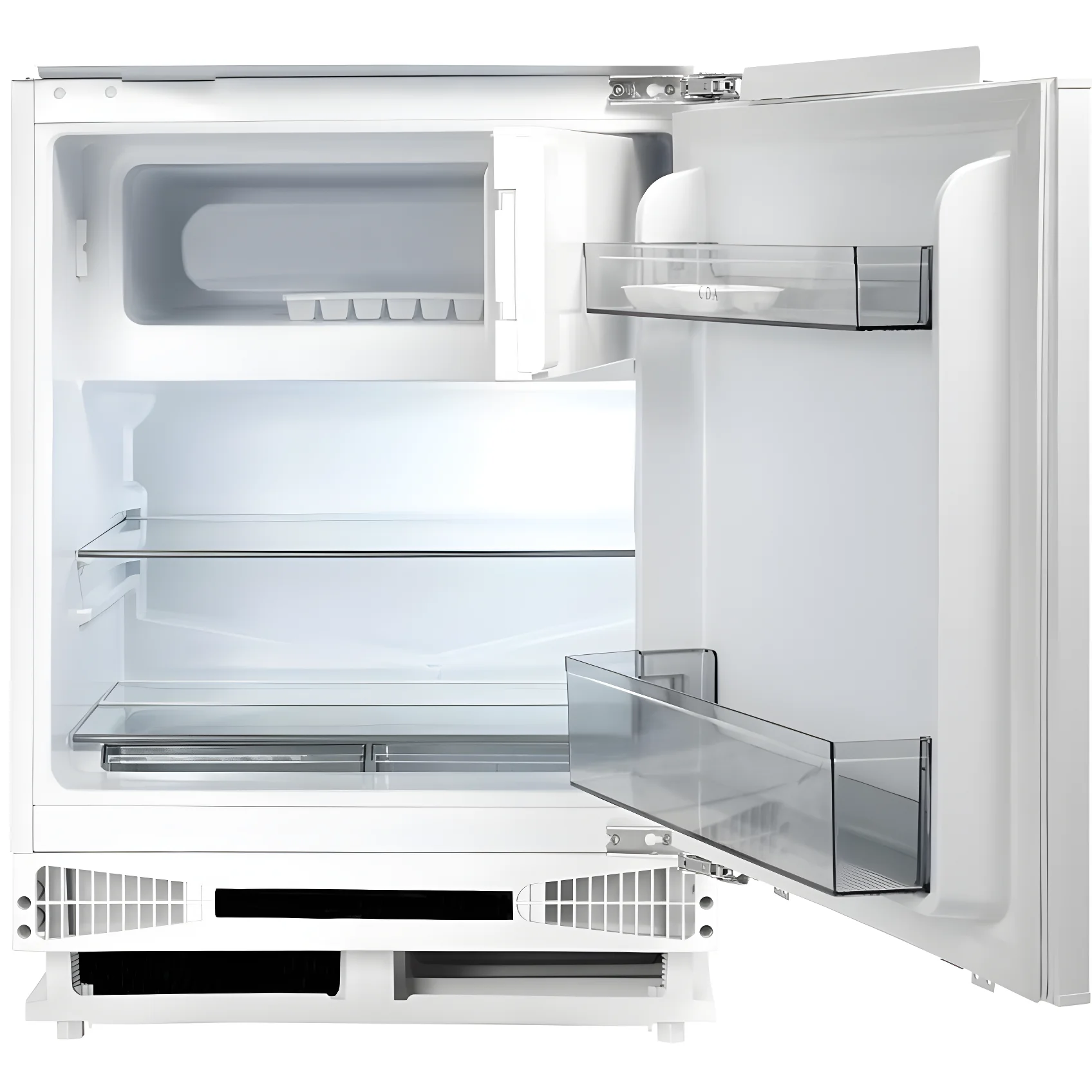 CDA FW254/2 - White Built-Under Fridge with Ice Box - 111L - E energy - Image 2