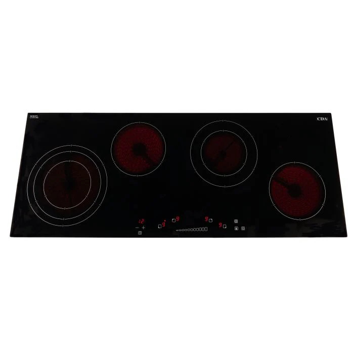 CDA HC9606FR - Black Ceramic Hob - 4 Zones with Touch Controls