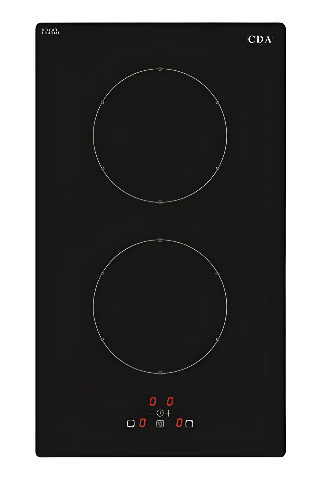 CDA HN3621FR - Black 2 Zone Electric Hob