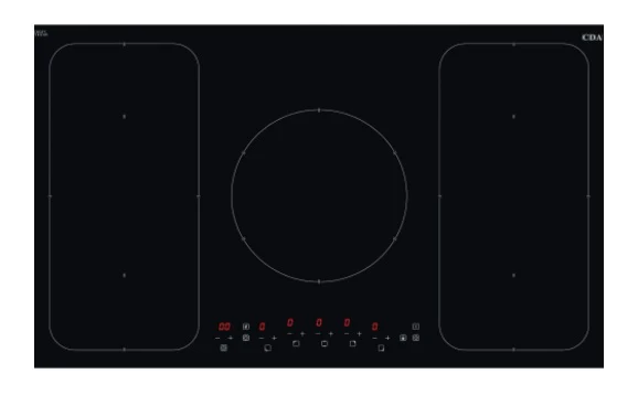 CDA HN9611FR - Black 5 Zone Induction Hob
