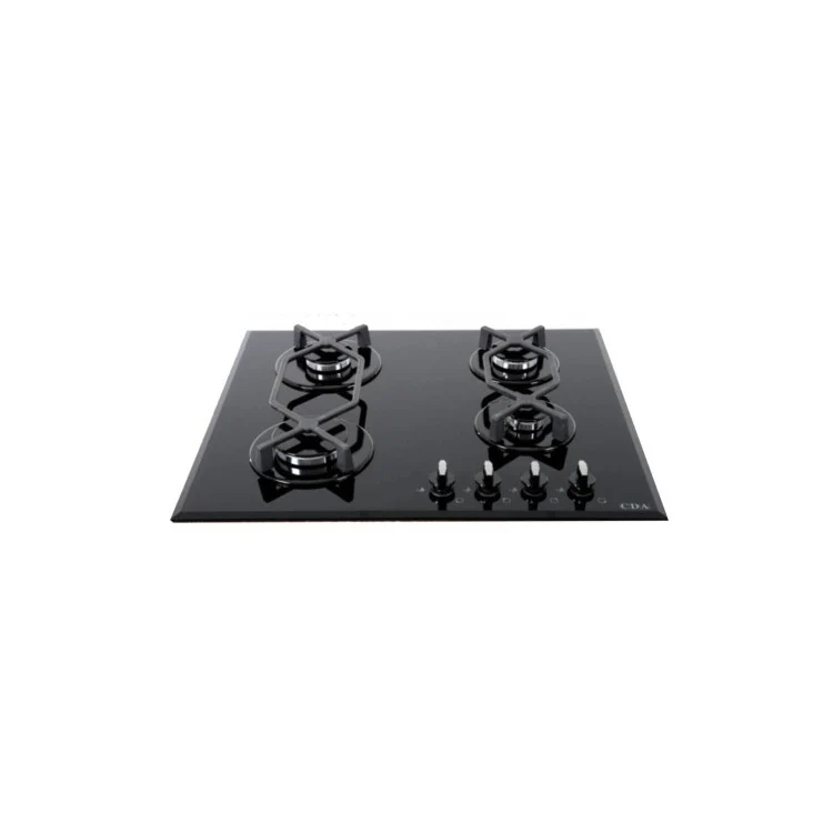CDA HVG621BL - Black 4 Zone Gas Hob - Image 2