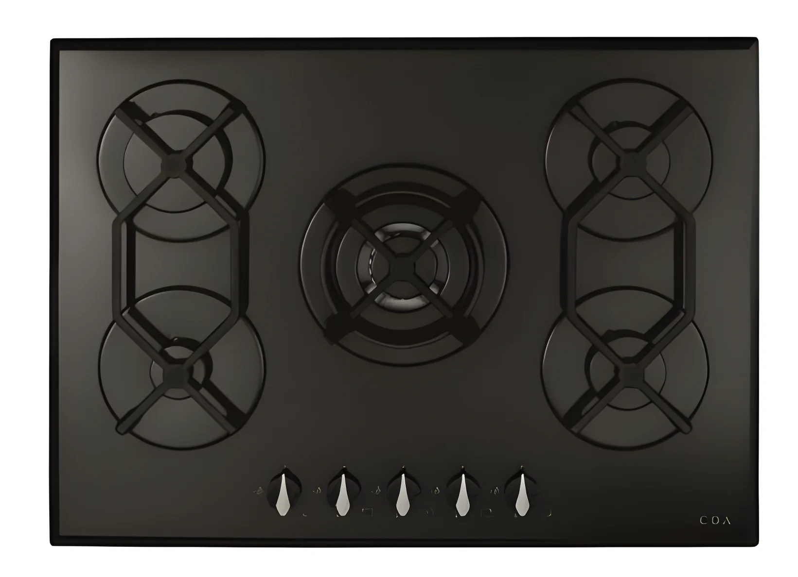 CDA HVG721BL - Black 5 Zone Gas Hob