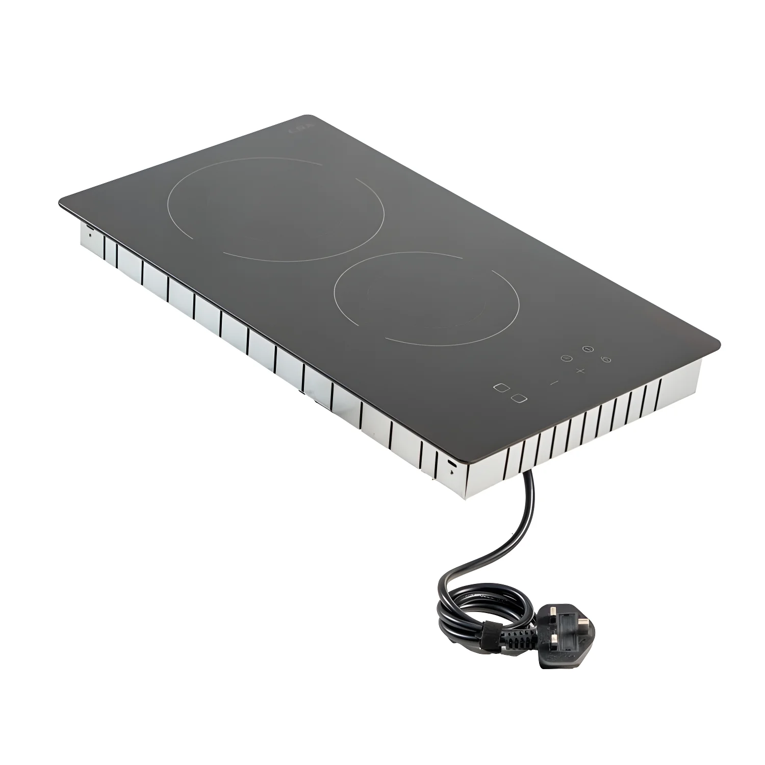 CDA SCC030FR - Black 30cm Domino Ceramic Hob - 2 Cooking Zones - Image 2