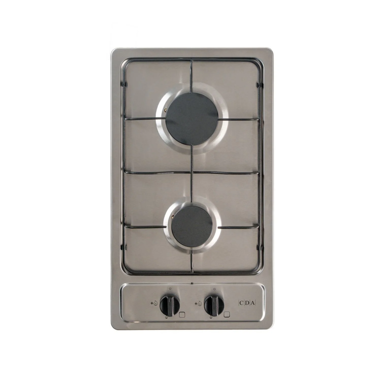 CDA SCG030SS - Stainless Steel 30cm Domino Gas Hob - 2 Burners