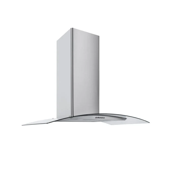 Cata CG90SSPF - Stainless Steel 90cm Chimney Hood - Curved Glass - C Energy