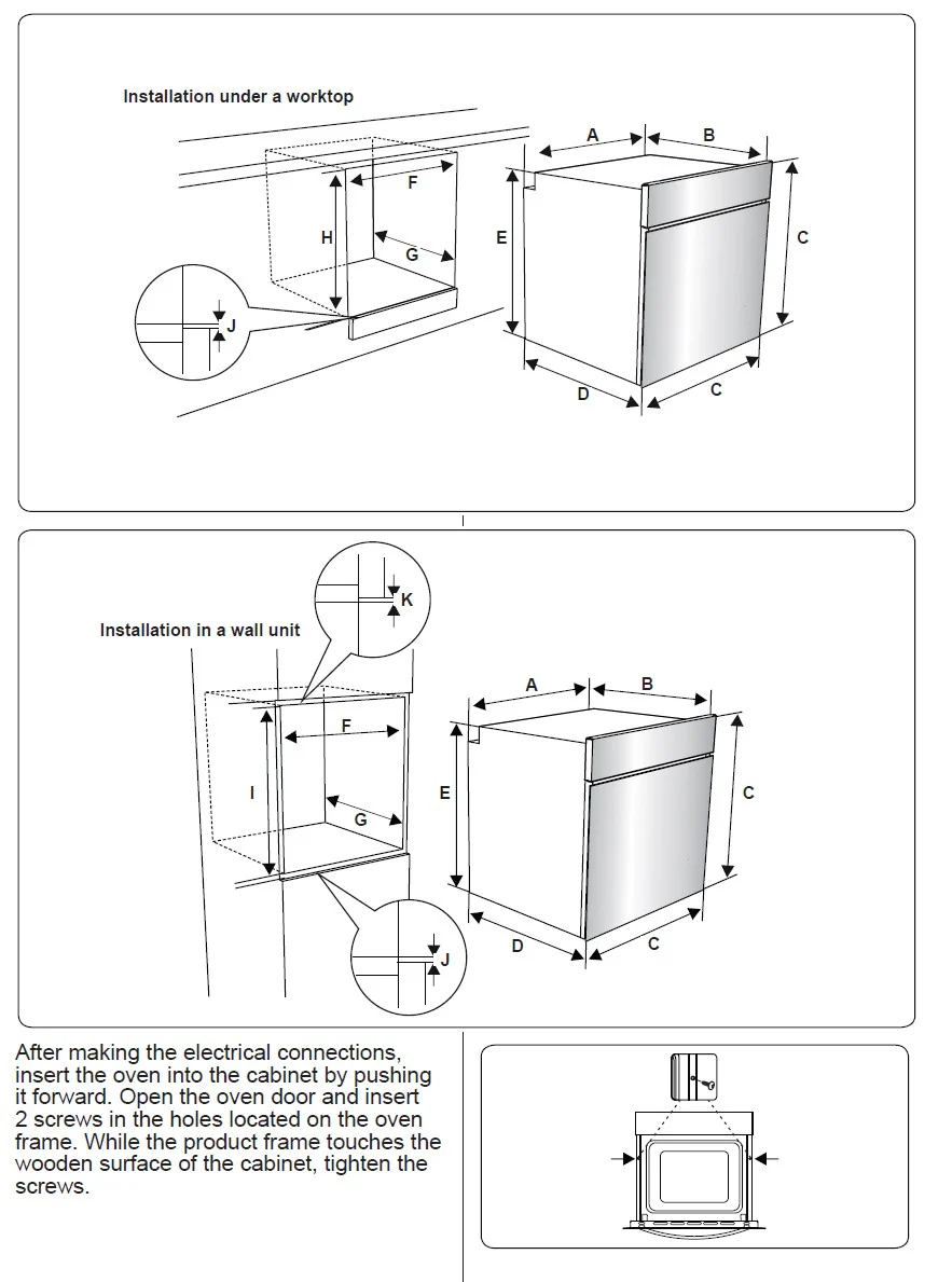 Culina UBO651SS - Stainless Steel 65L Single Oven - Fan Assisted - A Energy Rating - Image 3
