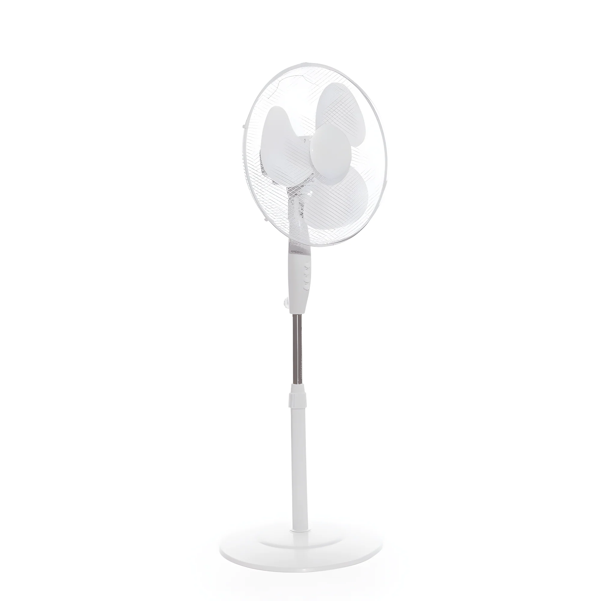 Daewoo COL1648GE - White 16" Pedestal Fan - 3 Speed Settings - 40W