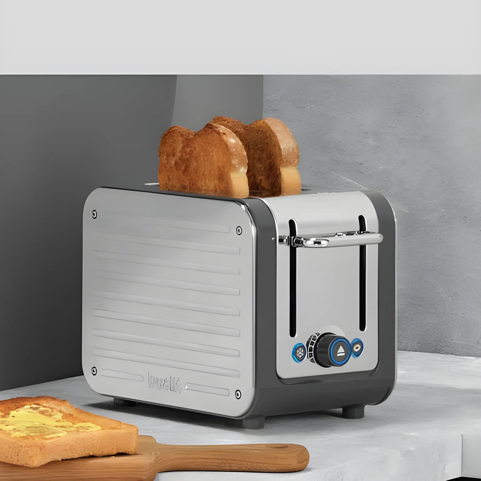 Dualit DA2526 - Grey 2 Slice Toaster - Peek & Pop® - 1200W - Image 5