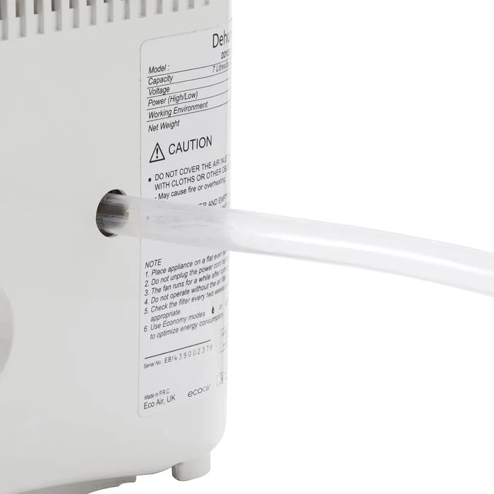 EcoAir DD1 Simple MK3 - Black Dehumidifier - 7.5L/Day - Image 5