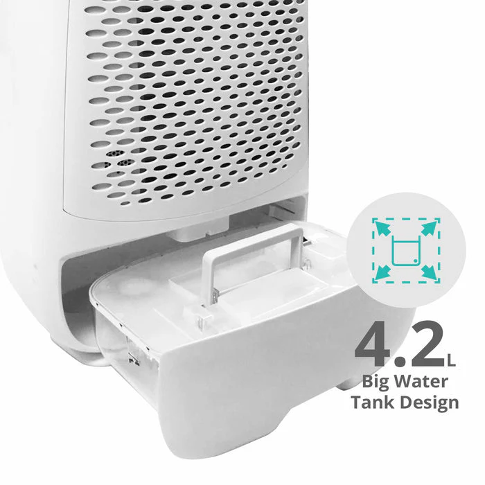 EcoAir DD3 Classic MK3 - White Dehumidifier - 11L/Day - 4.2L Tank - Image 5