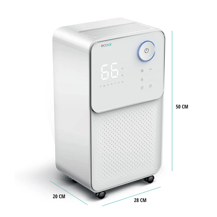 EcoAir Summit S - White 12L Dehumidifier - Low Energy 156W - Image 2