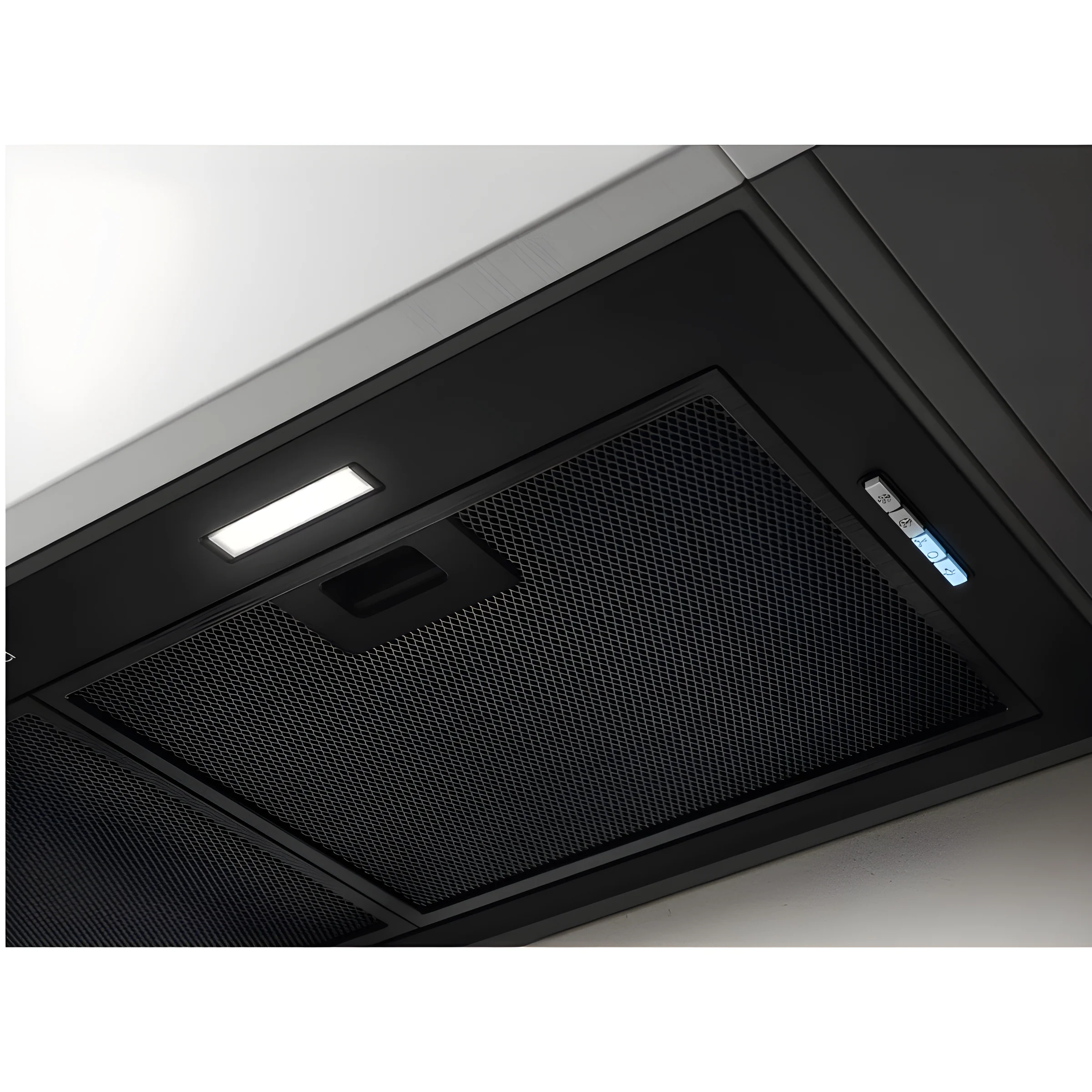 Elica FOLD-BLK-80 - Black Canopy Extractor Hood - B energy - Image 2