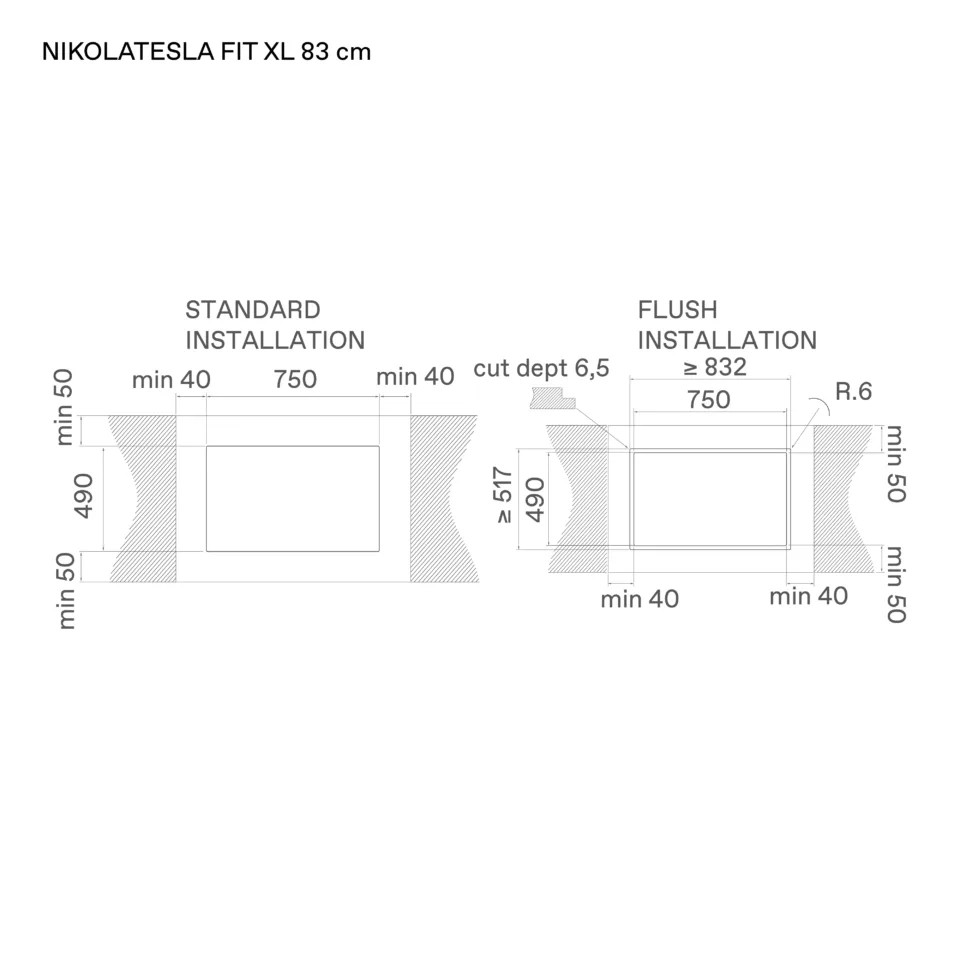 Elica NT-FIT-XL-RAW - Matt Black Vented Induction Hob - 83cm 4 Zones - A Energy - Image 5