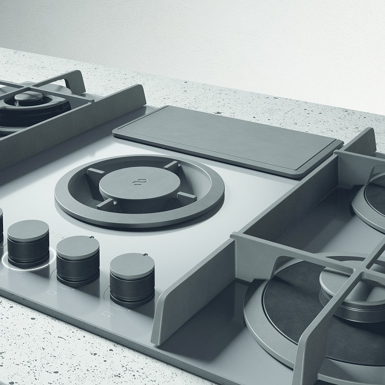 Elica NT-FLAME-GR-RC - Grey 4 Zone Venting Hob - A energy - Image 2