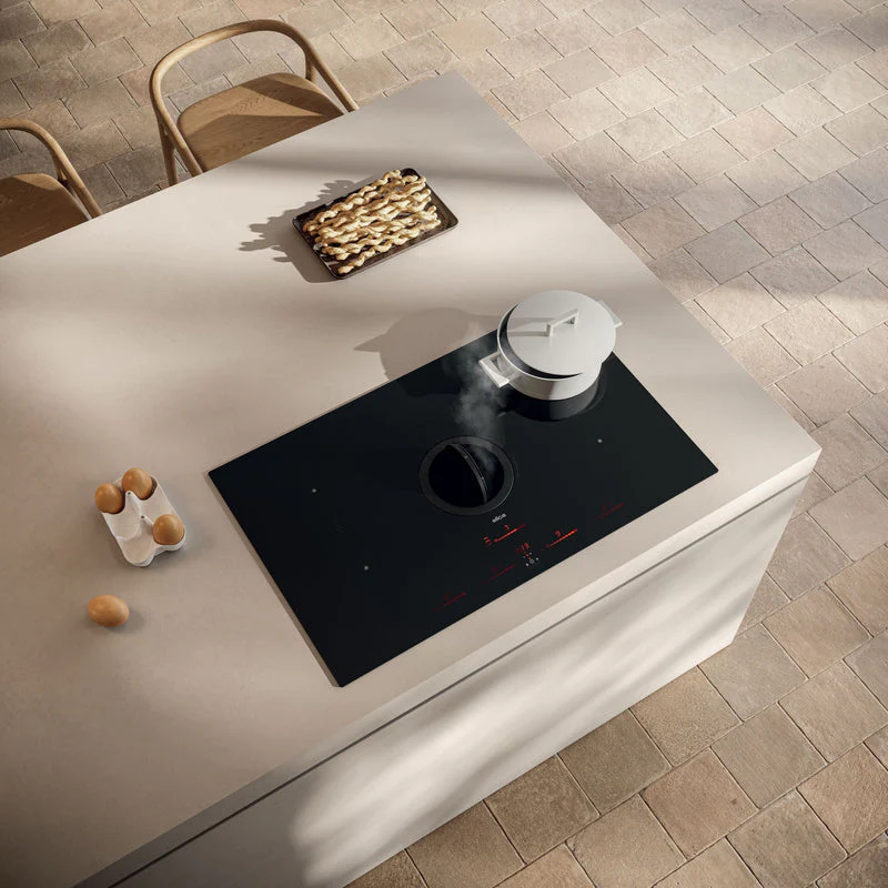 Elica NT-SWH-EVO-BL - Black 80cm Venting Hob - 4 Induction Zones - B Energy - Image 2