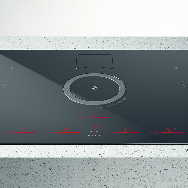 Elica NT-SWITCH-BLK-RC - Black 4 Zone Venting Hob - A+ energy - Image 2