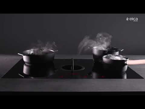 Elica NT-SWITCH-BLK-RC - Black 4 Zone Venting Hob - A+ energy - Image 4