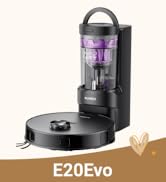 Eureka NERE20PLUSBK - Black Robot Vacuum and Mop Combo - 8000Pa Suction - Self-Emptying - Image 3