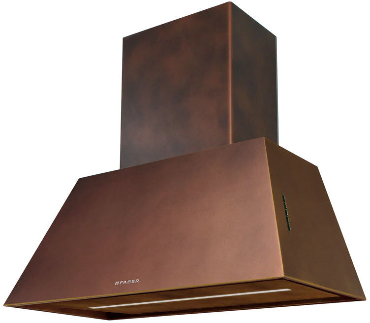 Faber CHLOE-EV8P-OC-A70 - Old Copper 70cm Chimney Hood - A Rated - Image 2