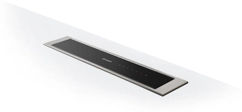 Faber FABULA-PLUS-EVO-A60 - Black Glass/Stainless Steel 60cm Downdraft Extractor - B Energy Rated - Image 2