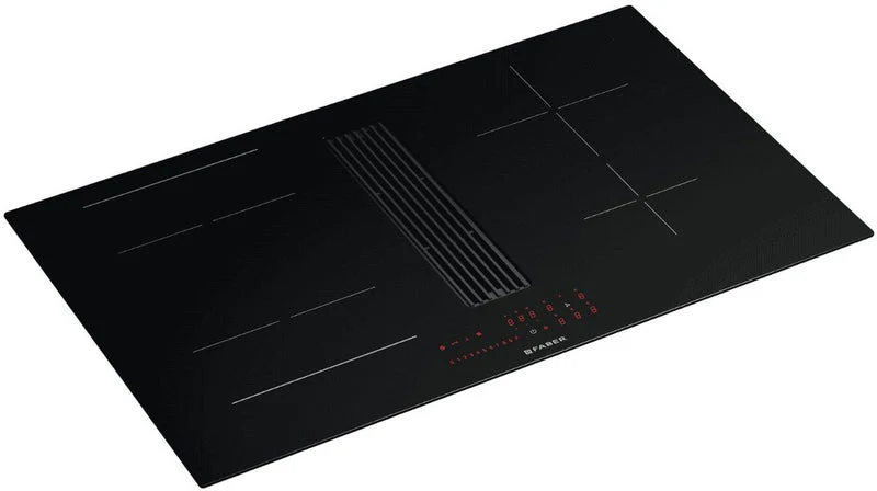 Faber GALILEO-LINEAR-A830-DO - Black 80cm Venting Hob - 4 Zones - D Rated - Image 2