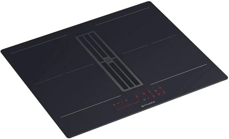 Faber GALILEO-SLIM-A600-DO - Black Venting Hob - 60cm - D Energy - Image 3