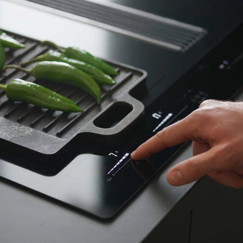 Faber GALILEO-STRIPES-F830-RC - Black 80cm Venting Hob - 4 Zones - D Rated - Image 5