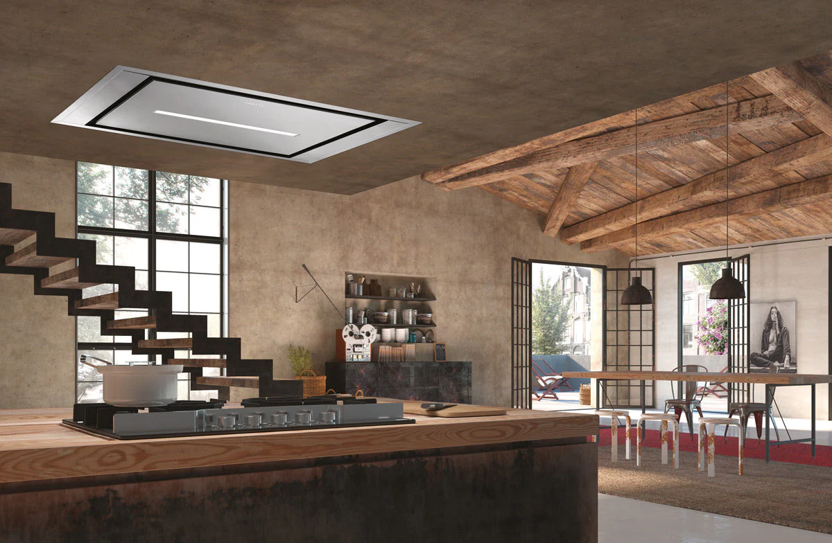 Faber HEAVEN-LITE-EV8-X-A120 - Stainless Steel 120cm Ceiling Extractor - A Rated - Image 2