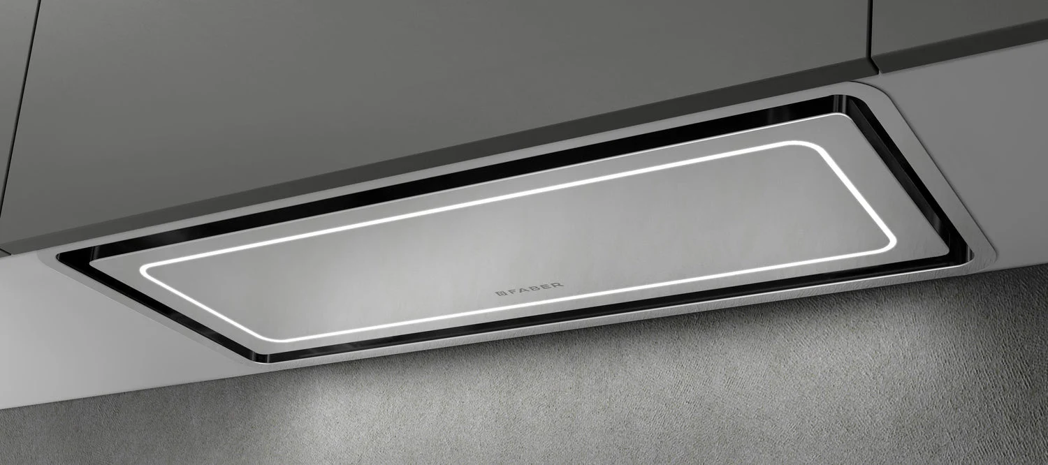 Faber In-Light EV8P X A52 KL - Stainless Steel 50cm Canopy Hood - 635 m³/h Extraction Rate - A Energy Rating