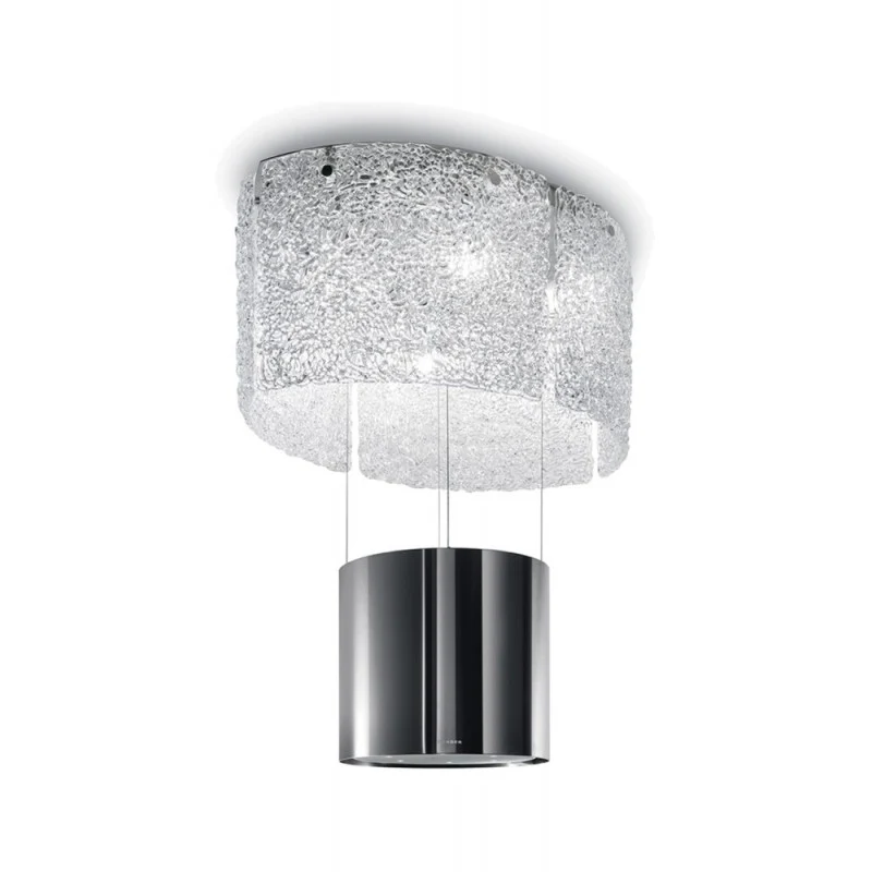 Faber NEST PLUS KL - Stainless Steel Glass Island Hood - 86cm - A Energy