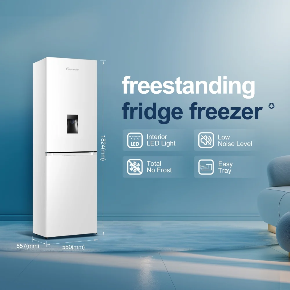 Fridgemaster MC55251DE - White Fridge Freezer - 256L Total No Frost - E Energy - Image 5