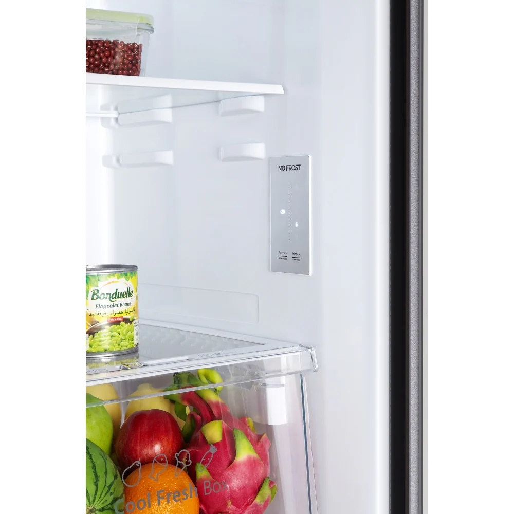 Fridgemaster MQ79394ES - Silver American Fridge Freezer - 427L - E Rated - Image 5